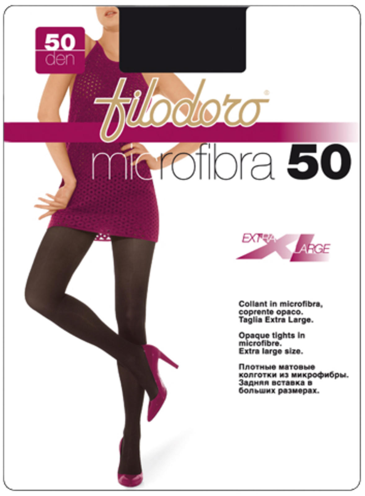 MICROFIBER WOMEN'S TIGHTS 50 5XL Tellini S.r.l. Wholesale Clothing